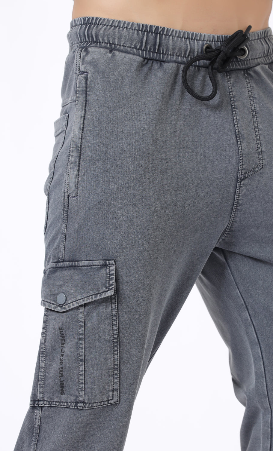 Men's Regular Fit Cargos-RC-302