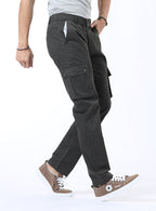 Men's Regular Fit Cargos-TKL-114