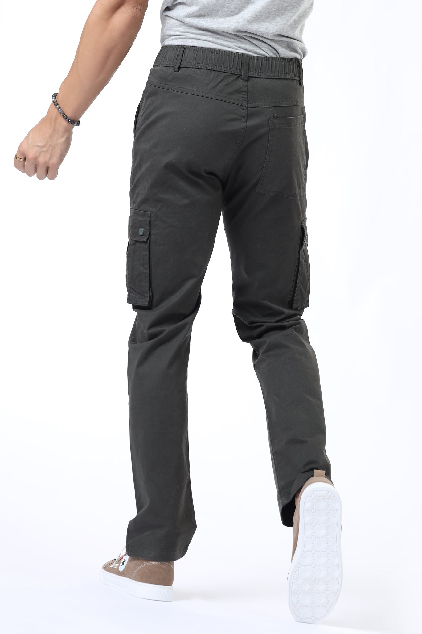 Men's Regular Fit Cargos-TKL-114