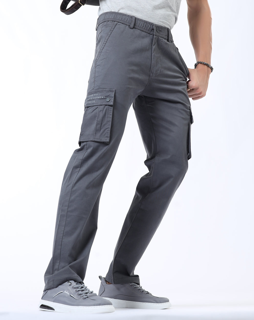 Men's Regular Fit Cargos-TKL-114