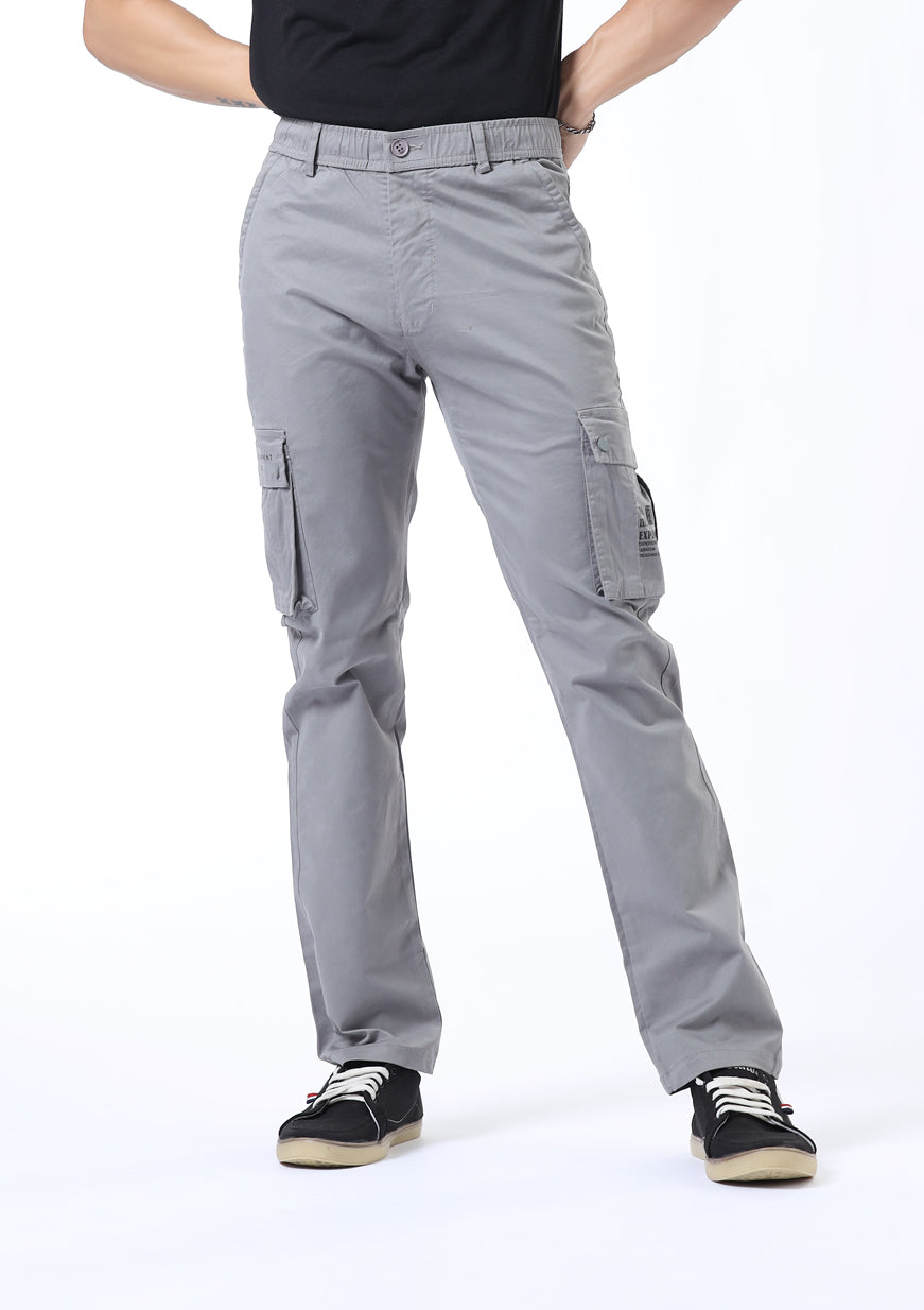Men's Regular Fit Cargos-TKL-114