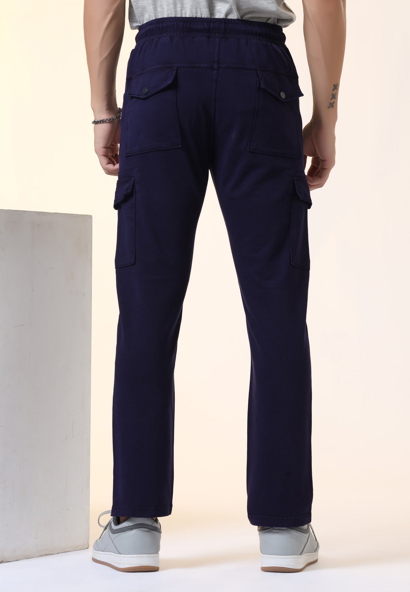 Men's Regular Fit Cargos-RC-60