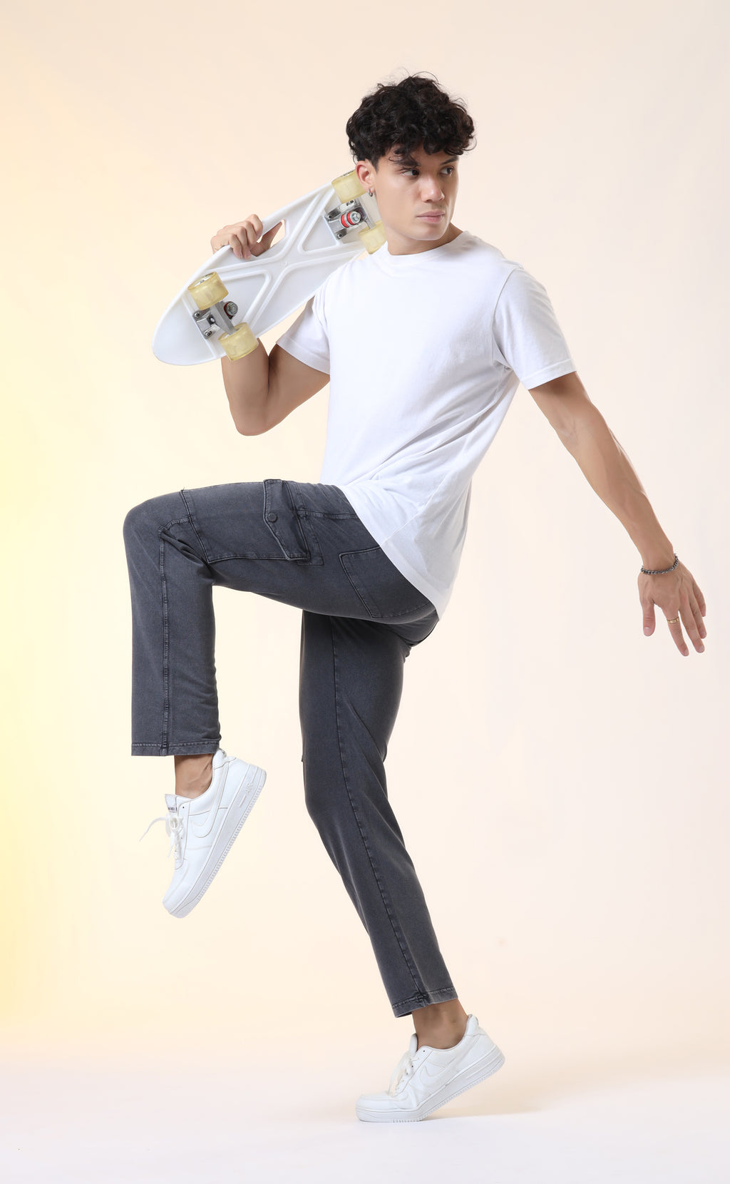 Men's Regular Fit Cargos-RC-60