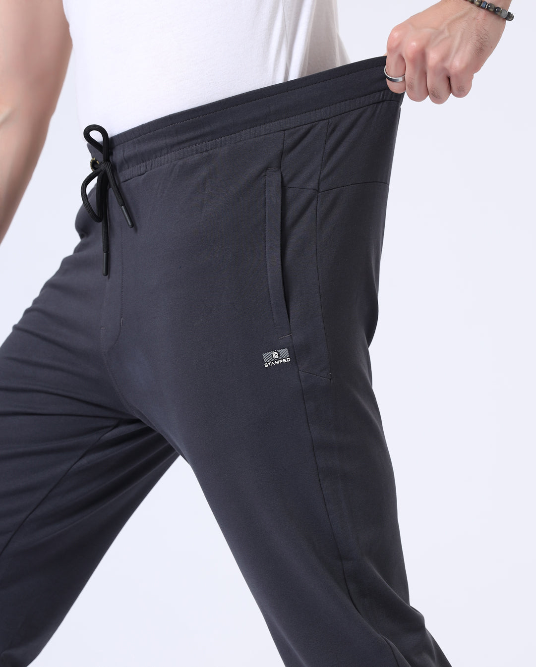 Urbano Fashion Men's Baggy Fit Chino Trackpaints