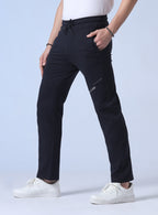 Urbano Fashion Men's Baggy Fit Chino Trackpaints