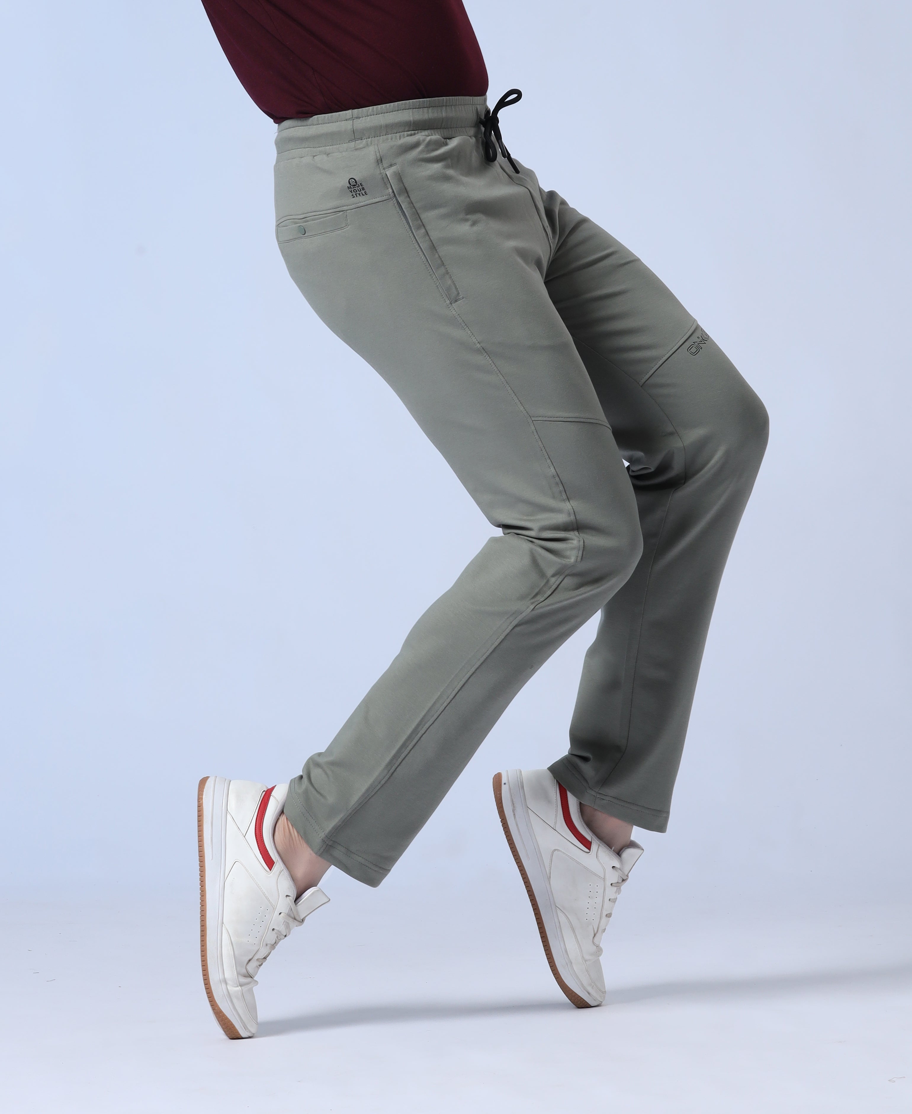 Regular Fit Grey Pyjama for Men's