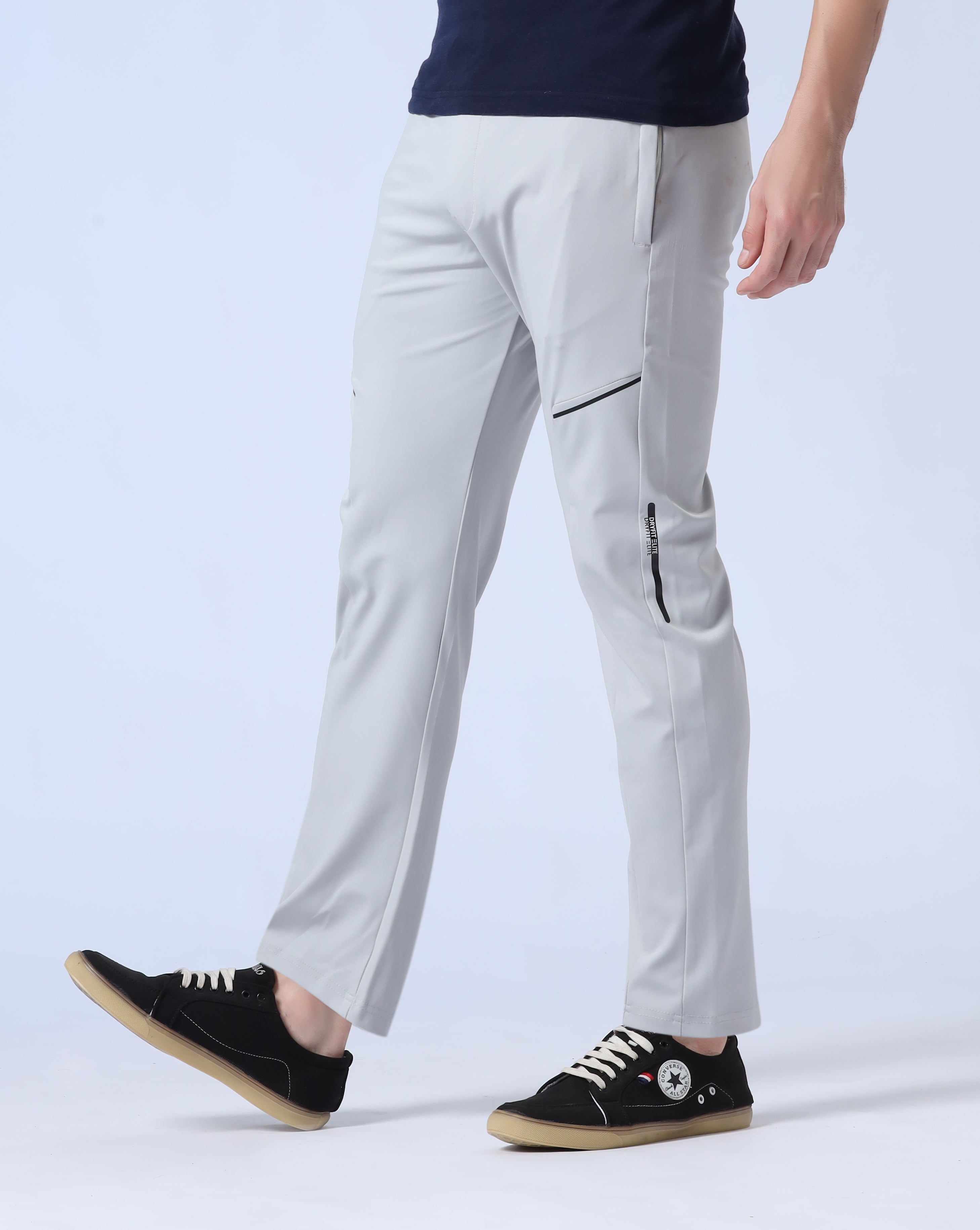 Regular Fit Light Gray Trackpants