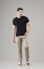 Men's Regular Fit Cargos-TKL-109