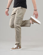 Men's Regular Fit Cargos-TKL-109