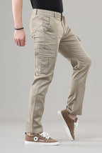 Men's Regular Fit Cargos-TKL-109