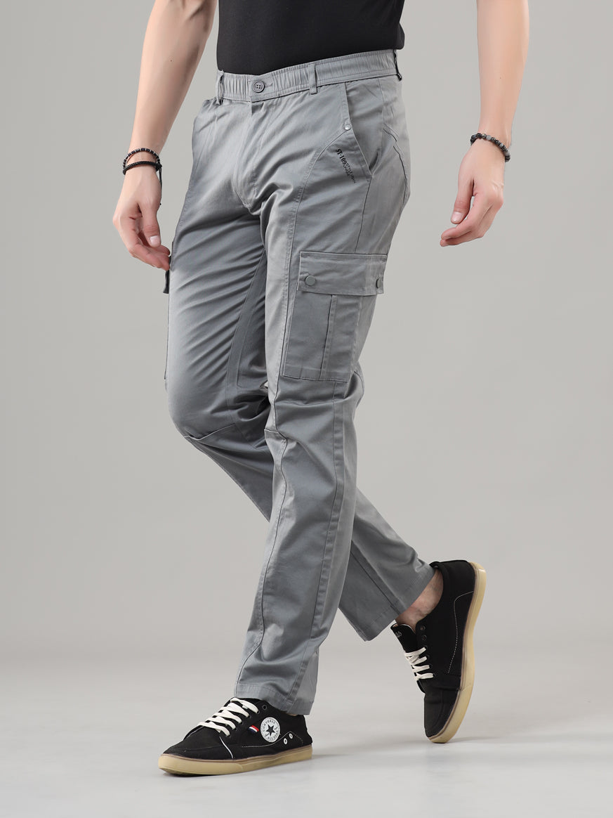 Men's Regular Fit Cargos-TKL-109