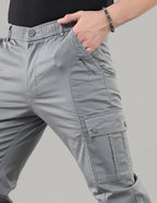 Men's Regular Fit Cargos-TKL-109
