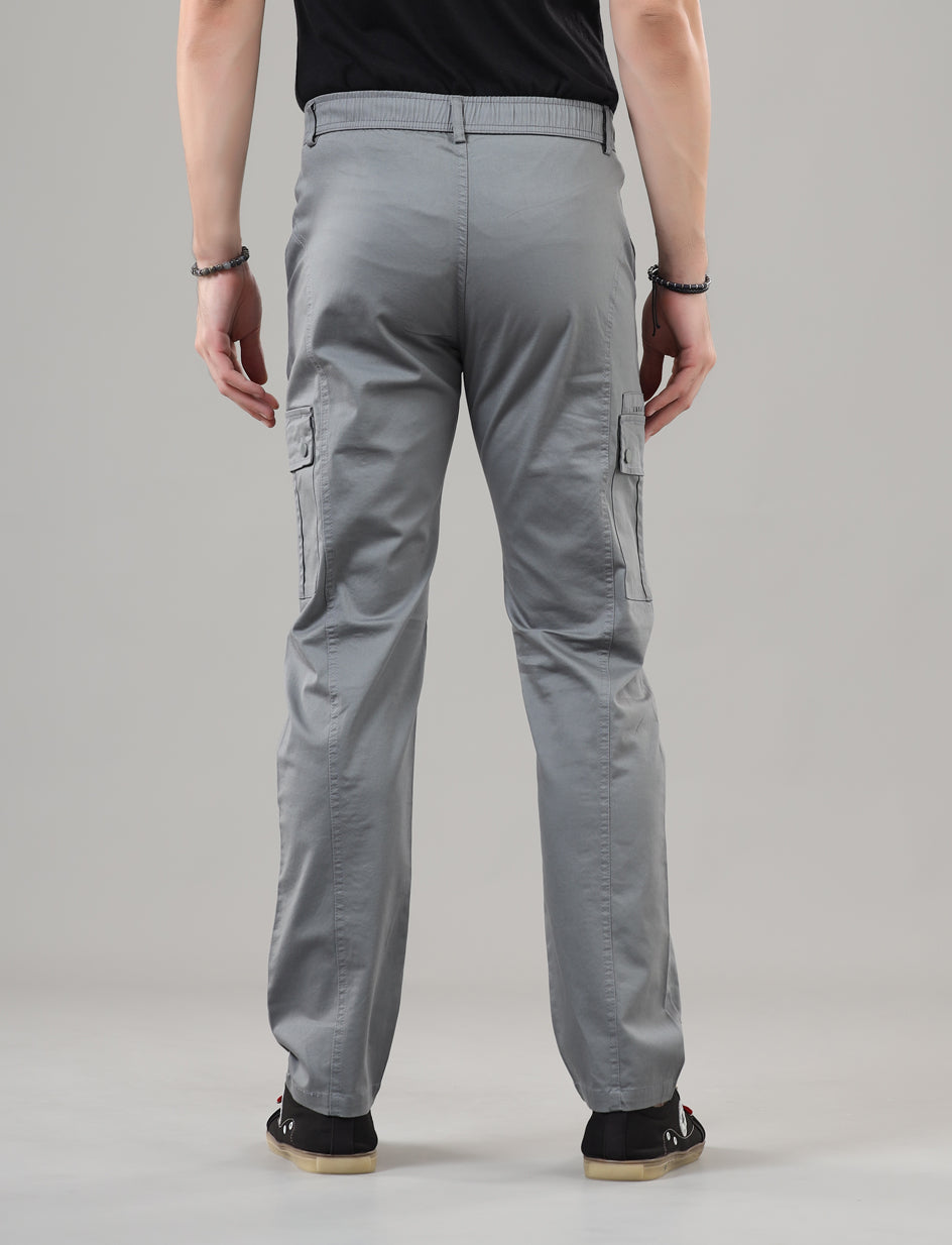 Men's Regular Fit Cargos-TKL-109