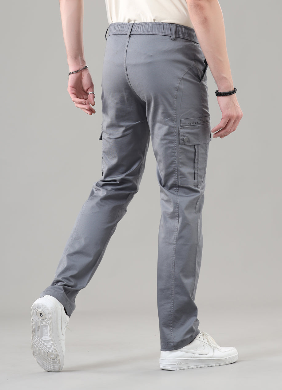 Men's Regular Fit Cargos-TKL-109