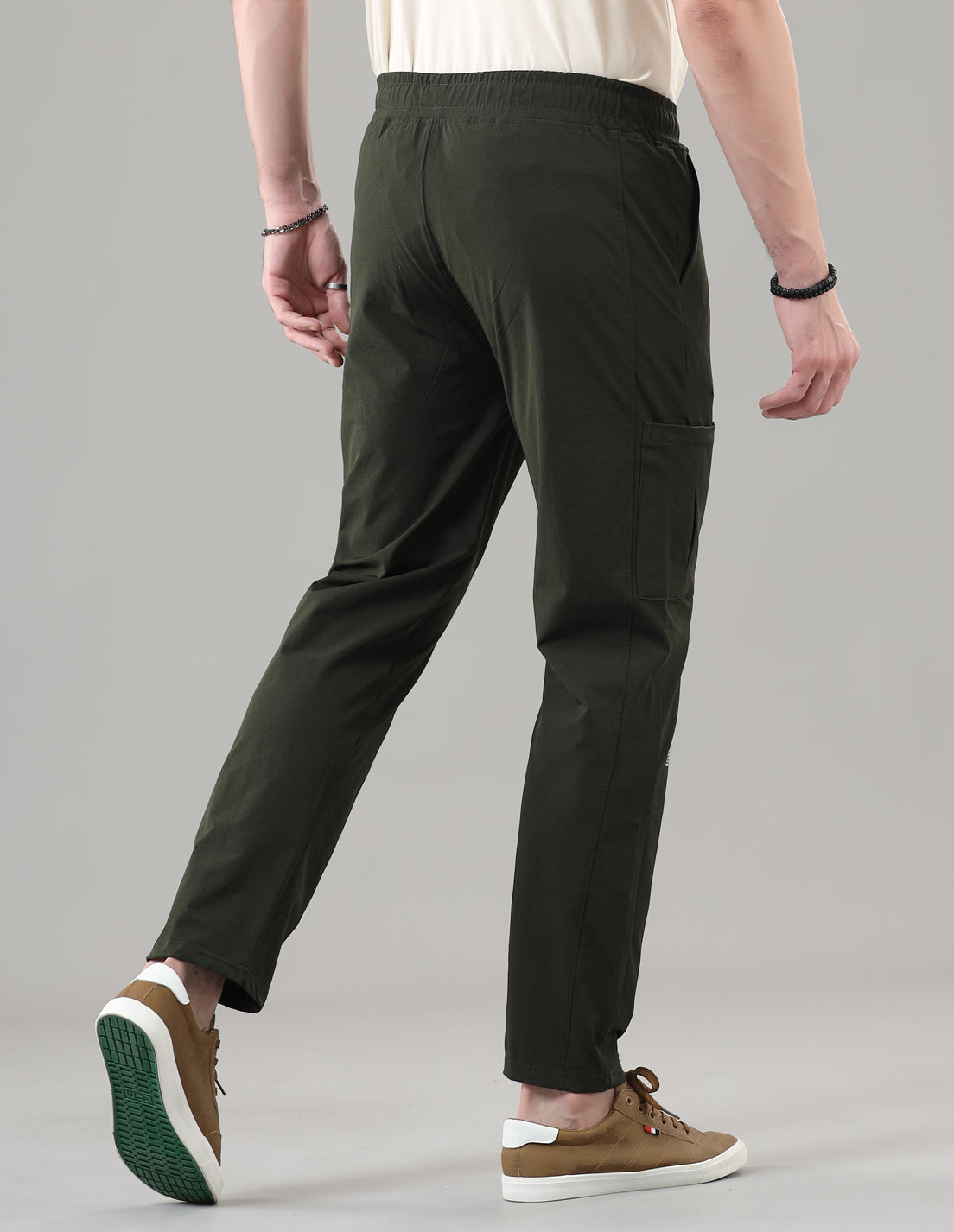 Men's Regular Fit Cargos-WL-37