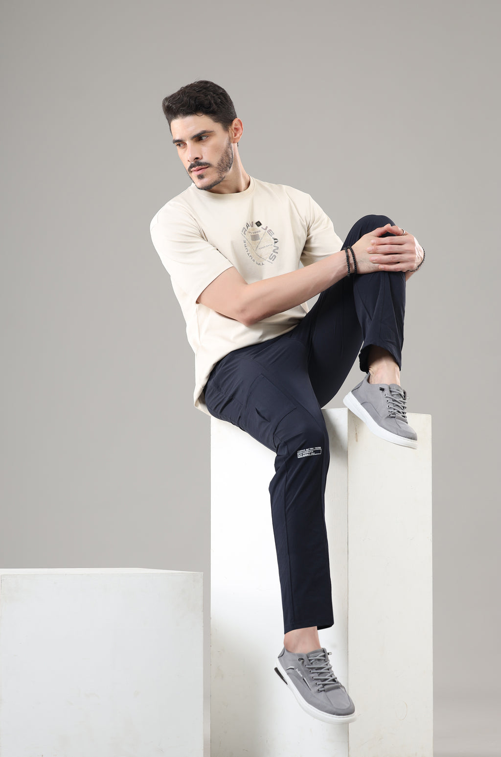 Men's Regular Fit Cargos-WL-37