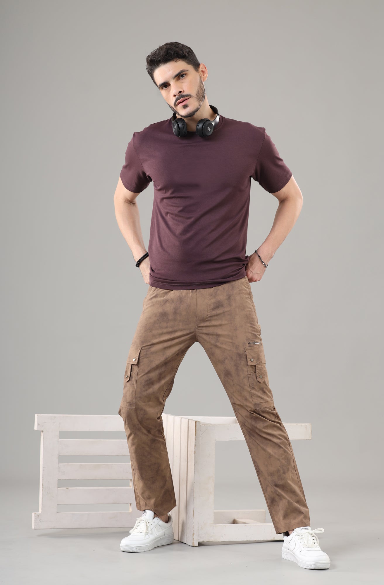 Men's Regular Fit Cargo-WL-45