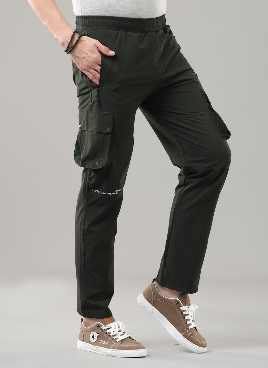 Men's Regular Fit Cargos-WL-39