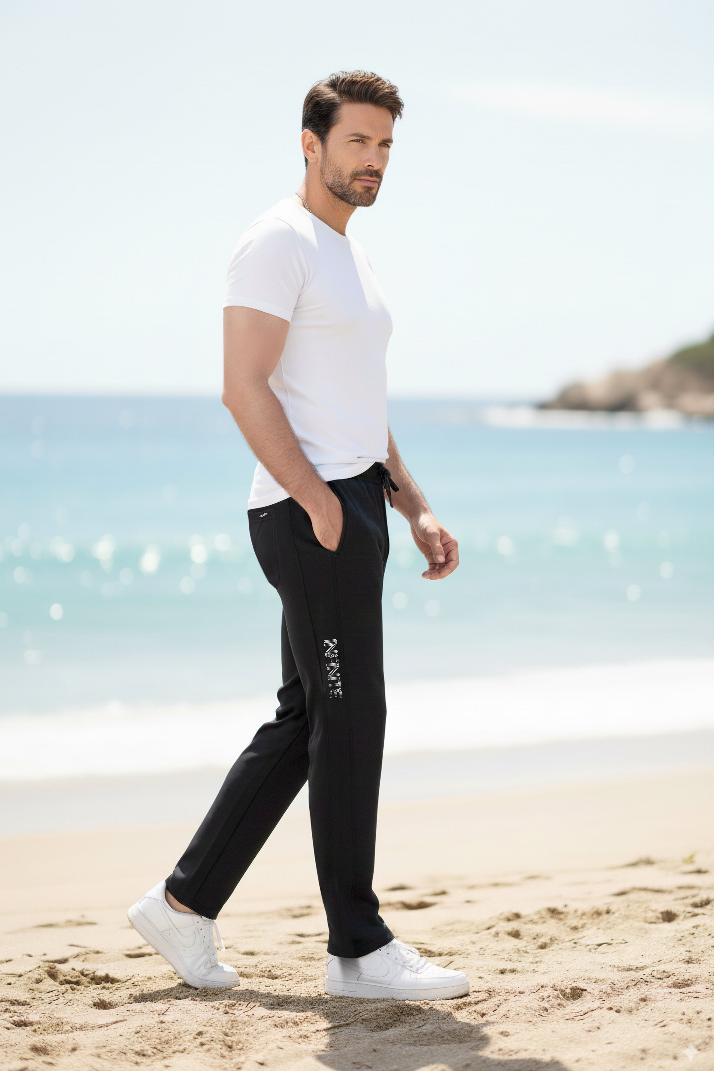 Regular Fit Men’s Black Pyjama